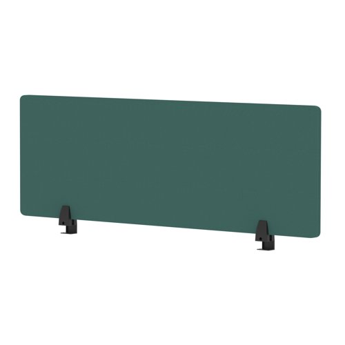 Air Desktop Screen 1200 x 400mm Bespoke Quest Kelp Fabric