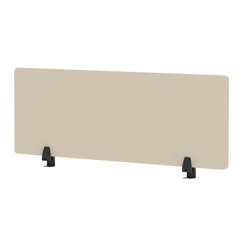 Air Desktop Screen 1200 x 400mm Bespoke Quest Salt Fabric