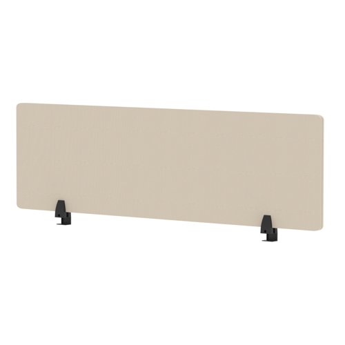 Air Desktop Screen 1400 x 400mm Bespoke Quest Salt Fabric