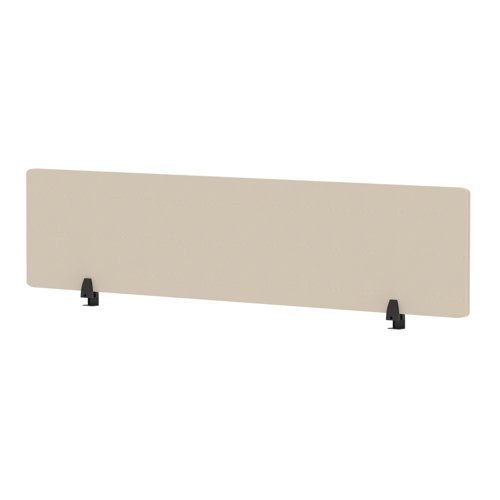 Air Desktop Screen 1800 x 400mm Bespoke Quest Salt Fabric