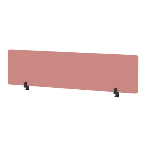 Air Desktop Screen 1800 x 400mm Bespoke Quest Shrimp Fabric