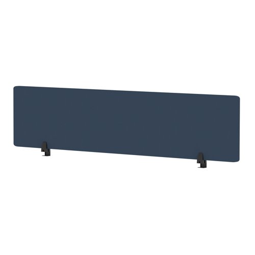 Air Desktop Screen 1800 x 400mm Bespoke Quest Whelk Fabric