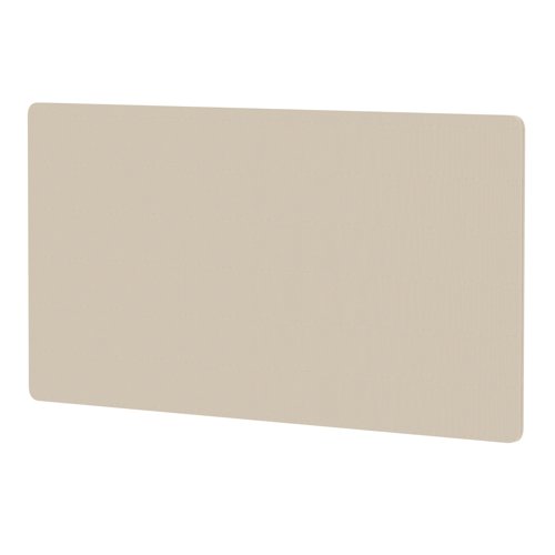 Air Screen for Back-to-Back Desk 1600 x 800mm Bespoke Quest Salt Fabric