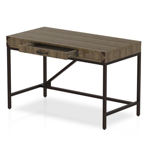 Dynamic Chester Boutique Office Desk Dark Grey Oak - HO00100 30421DY Buy online at Office 5Star or contact us Tel 01594 810081 for assistance