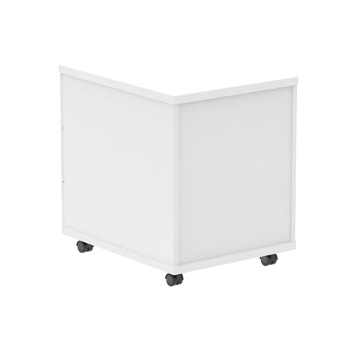I000185 Impulse Mobile Pedestal 3 Drawer White