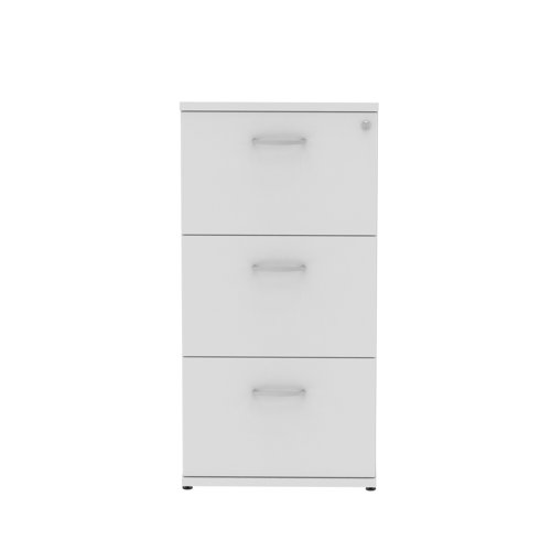 I000193 Impulse Filing Cabinet 3 Drawer White