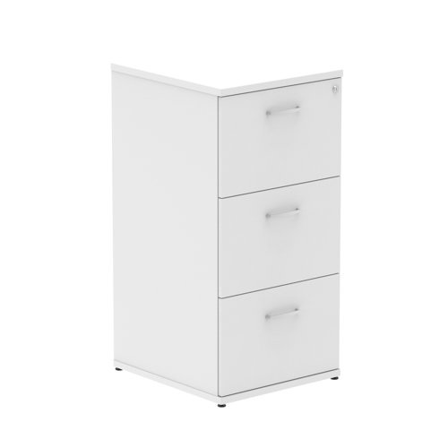 Impulse 3 Drawer Filing Cabinet White I000193 Filing Cabinets 62129DY