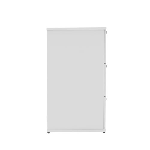 Impulse 3 Drawer Filing Cabinet White I000193 Filing Cabinets 62129DY