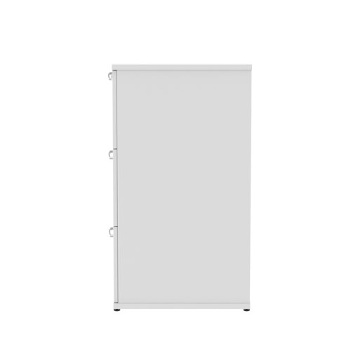 62129DY - Impulse 3 Drawer Filing Cabinet White I000193