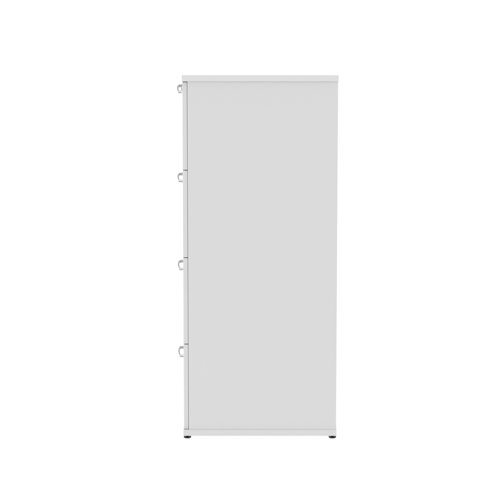 Impulse 4 Drawer Filing Cabinet White I000194 Filing Cabinets 62143DY