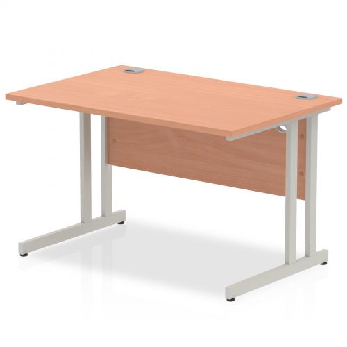 Impulse Cantilever 1200 Rectangle Desk Beech