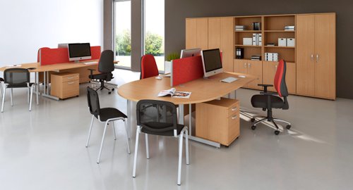 61632DY | Impulse represents the best value contract office desking and storage available today. Created by specialist designers with a focus on all office furniture needs the products provide refinement on budget.  The comprehensive range is fully guaranteed and quality assured.