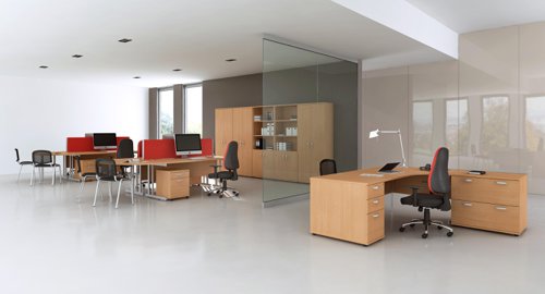 61632DY | Impulse represents the best value contract office desking and storage available today. Created by specialist designers with a focus on all office furniture needs the products provide refinement on budget.  The comprehensive range is fully guaranteed and quality assured.