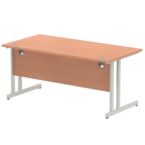 Impulse Cantilever 1600 Rectangle Desk Beech
