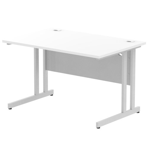 Impulse Cantilever 1200 Rectangle Desk White