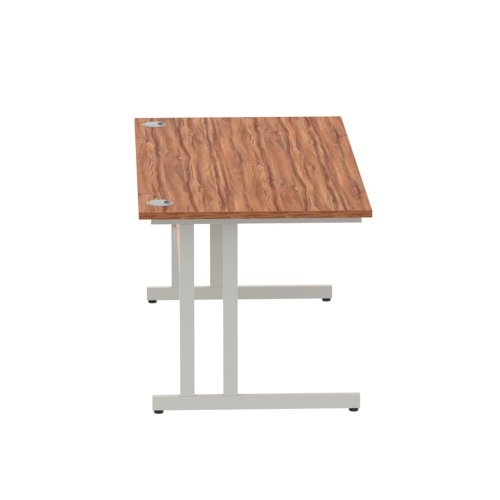 Impulse Cantilever 1600 Rectangle Desk Walnut