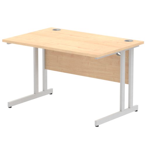 Impulse Cantilever 1200 Rectangle Desk Maple