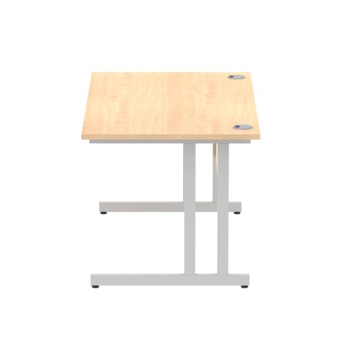 Impulse Cantilever 1400 Rectangle Desk Maple