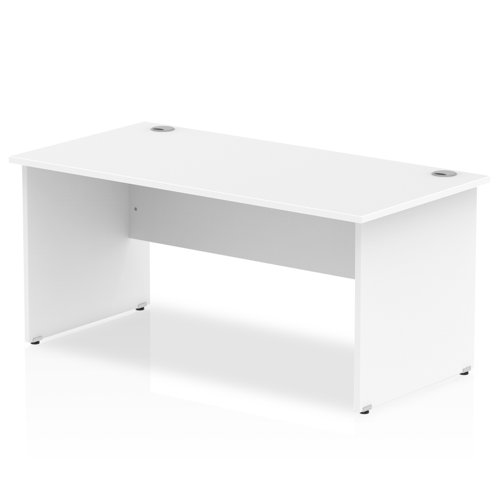 Impulse Panel End 1800 Rectangle Desk White
