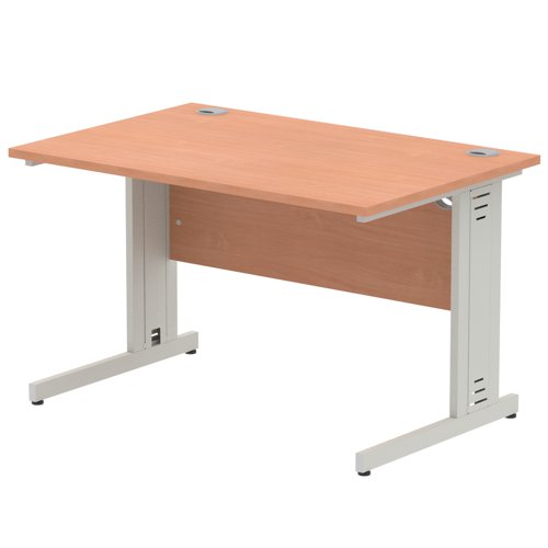 Impulse Cable Managed 1200 Rectangle Desk Beech