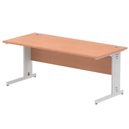 Impulse Cable Managed 1800 Rectangle Desk Beech