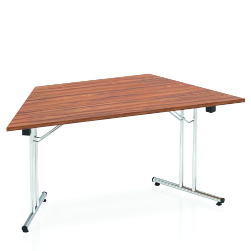 Impulse Folding Trapezium Table 1600 Walnut