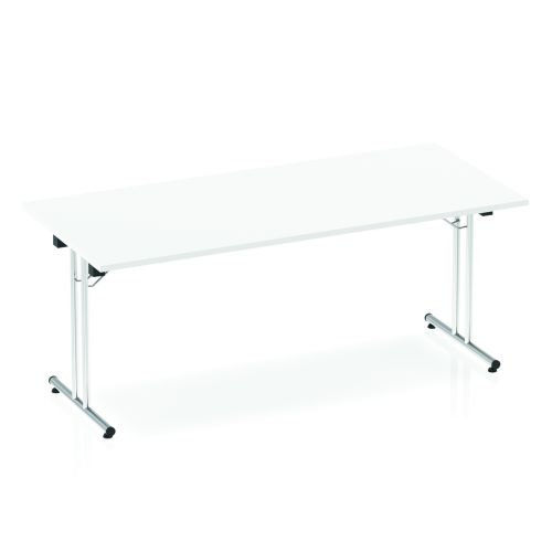 Dynamic Impulse 1800mm Folding Rectangular Table White Top I000710