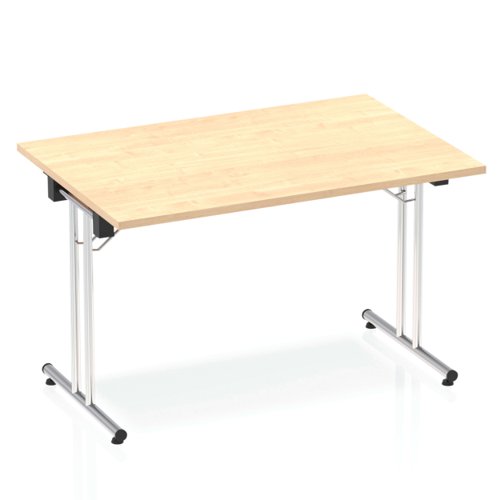 25873DY - Dynamic Impulse 1200mm Folding Rectangular Table Maple Top I000717