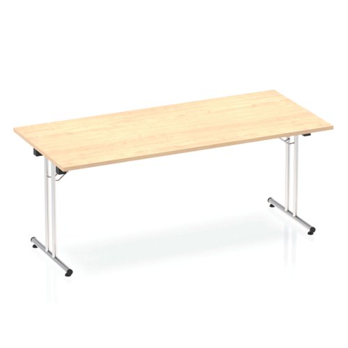 25887DY - Dynamic Impulse 1800mm Folding Rectangular Table Maple Top I000719