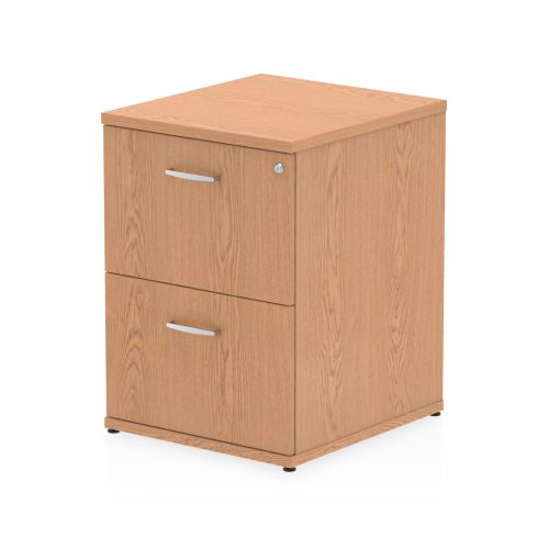 Impulse Filing Cabinet 2 Drawer Oak