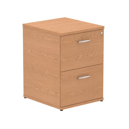 I000780 Impulse 2 Drawer Filing Cabinet Oak