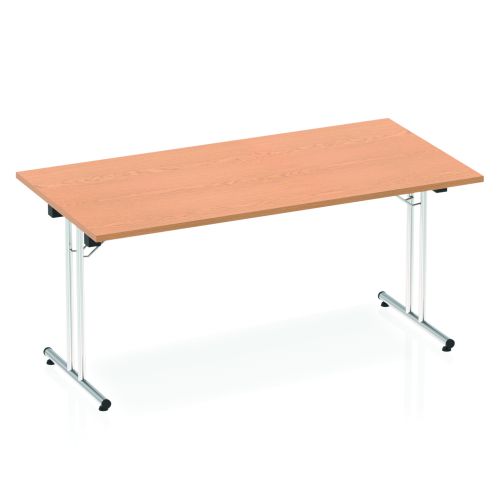 Dynamic Impulse 1600mm Folding Rectangular Table Oak Top I000797