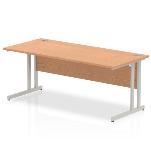 Impulse Cantilever 1800 Rectangle Desk Oak