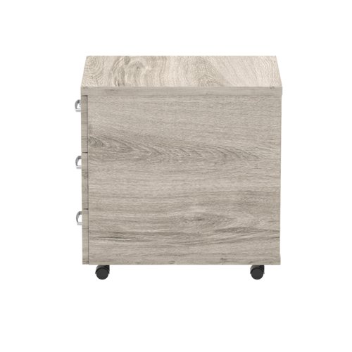 Impulse 3 Drawer Mobile Pedestal Grey Oak I003224 63319DY