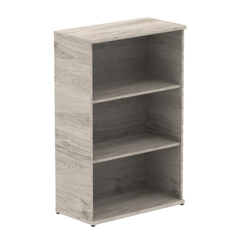 Impulse 1200mm Bookcase Grey Oak