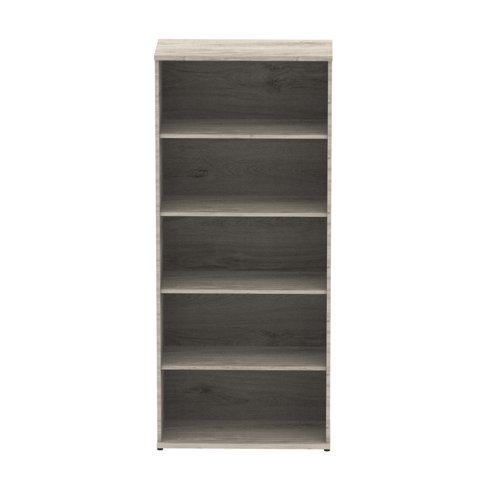 63459DY - Impulse 2000mm Bookcase Grey Oak I003230