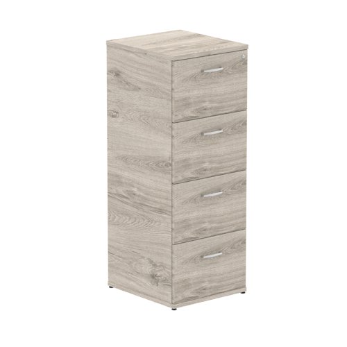 Impulse 4 Drawer Filing Cabinet Grey Oak I003243  63417DY