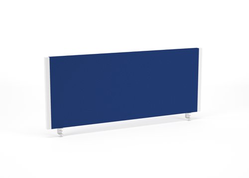 Impulse Straight Screen W1000 x D25 x H400mm Blue With White Frame - I004619
