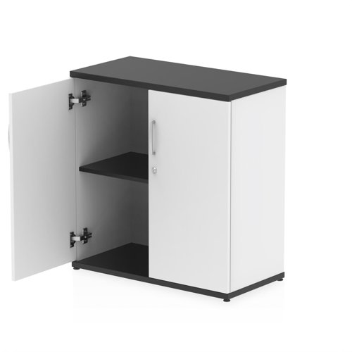 Impulse 800mm Cupboard Black and White