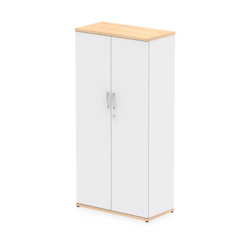 Impulse 1600mm Cupboard Maple and White