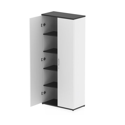 Impulse 2000mm Cupboard Black and White