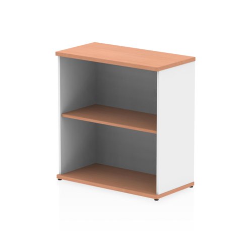 Impulse 800mm Bookcase Beech and White