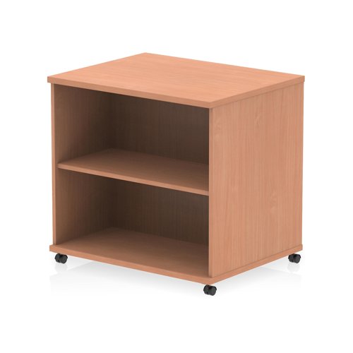 Impulse 600mm Deep Mobile Bookcase Beech