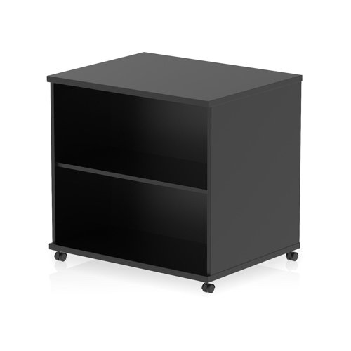 Impulse 600mm Deep Mobile Bookcase Black