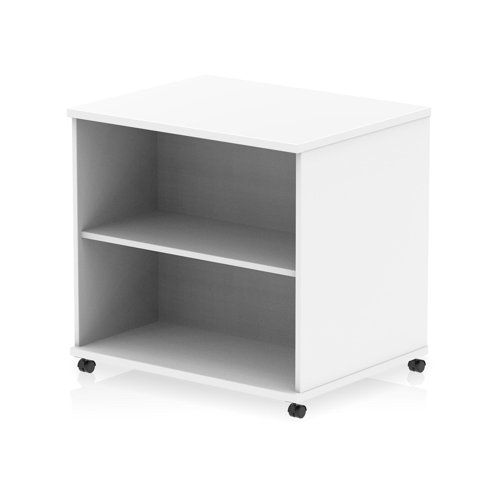 Impulse 600mm Deep Mobile Bookcase White