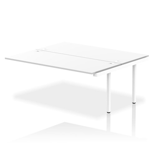 Impulse Bench B2B Ext Kit 1800 White Frame Office Bench Desk White