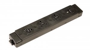 Impulse 4 x UK Sockets (5A) No Switches Desk Components IP000035