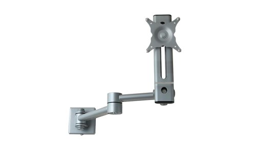 Impulse Toolrail Mounted Monitor Arm in Silver