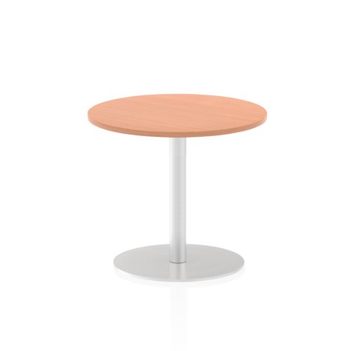 Dynamic Italia 600mm Poseur Round Table Beech Top 725mm High Leg ITL0106 28169DY Buy online at Office 5Star or contact us Tel 01594 810081 for assistance