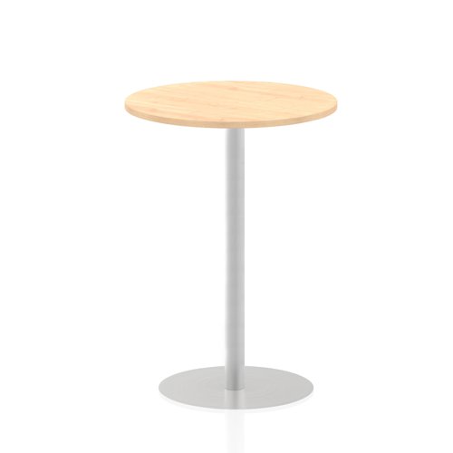 28449DY - Dynamic Italia 800mm Poseur Round Table Maple Top 1145mm High Leg ITL0133